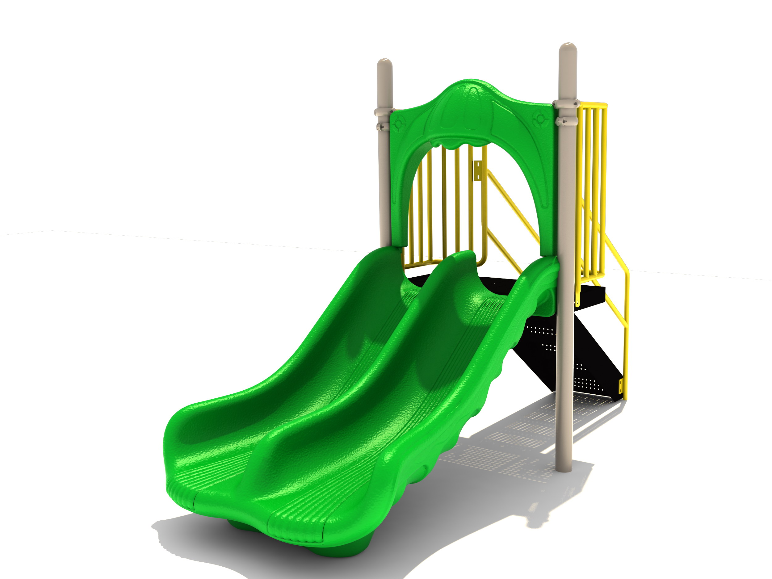 Freestanding Double Slide Playground With A Purpose